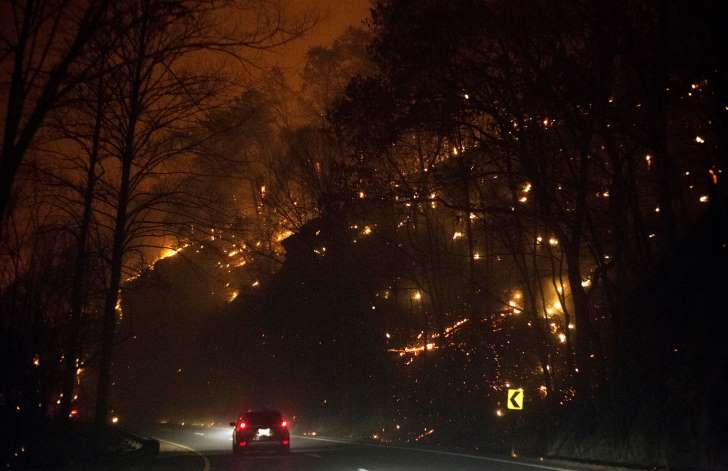 Tennessee wildfires